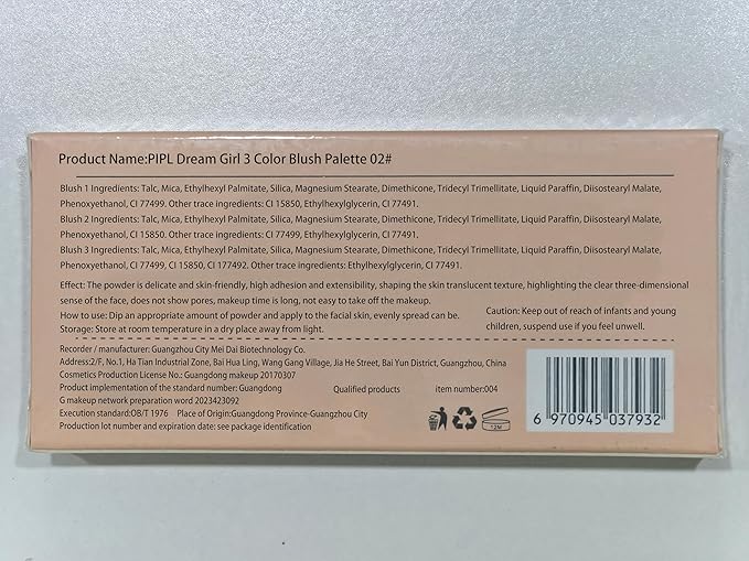 3 Color Matte Pink Blush Palette with Brush, Long Lasting Cheek Makeup, Light and Smooth Blush Powder for Face Beauty-FemmiqueWomen