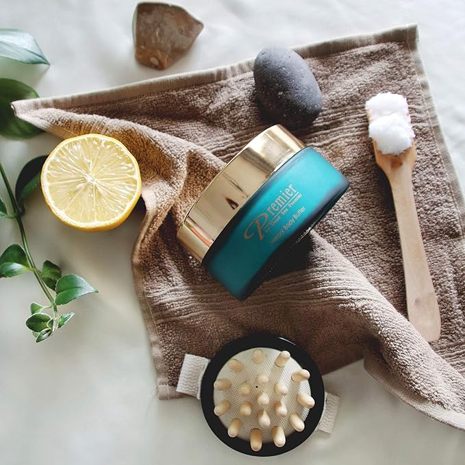 Premier Dead Sea Aromatic Body Butter – Herbal, Hydrating Shea Body Butter for Women & Men, Moisturizing, Firming & Anti-Aging Cream for Dry Skin, Hand & Body, 5.95 Fl.oz-FemmiqueWomen