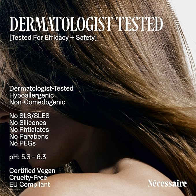 Nécessaire Rosemary Shampoo With Pump | Multi-Protien Strengthening Conditioner For Thinning Hair. For Women + Men. Good For All Hair Types/Textures. Color-Safe. 500 ml / 16.9 oz-FemmiqueWomen