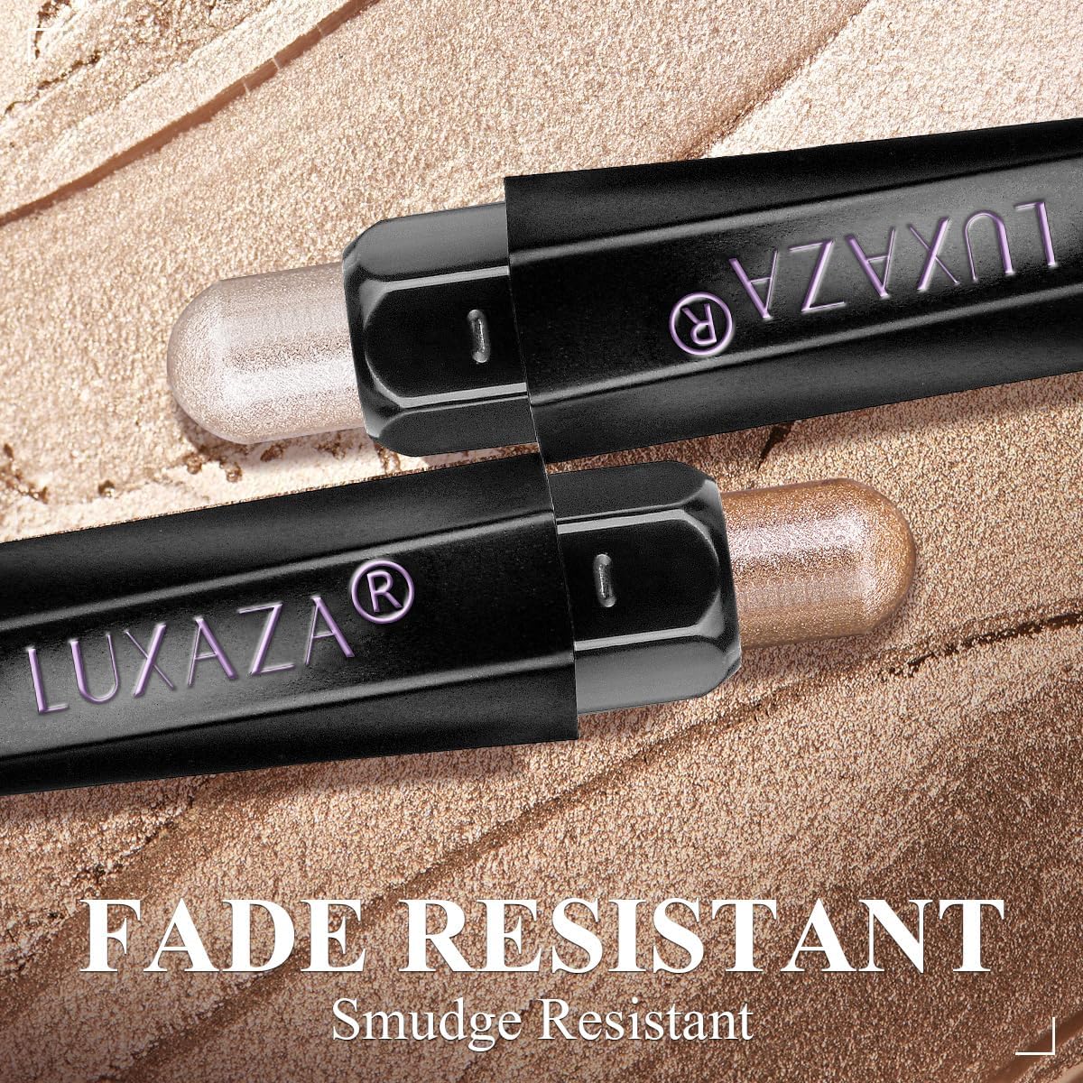 10PCS Eyeshadow Stick,Shimmer And Matte Brown Metallic Cream Eyeshadow Pencil Crayon with Smudge-proof & Waterproof, Eye Brightener Stick, Ideal Gift for Women - C2 Stellar Pink Quartz-FemmiqueWomen