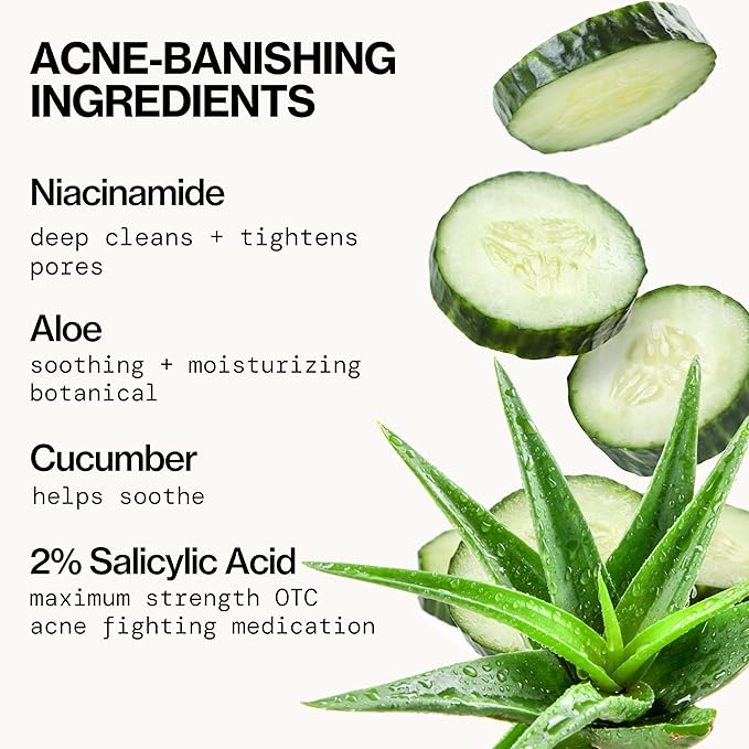 Pacifica Bacne Acne Cleanser Spray - Bacne Warrior - Body Spray for Acne Treatment - w/ 2% Salicylic Acid Niacinamide & Aloe - for Body, Chest & Back Acne for Teens & Adults Vegan Dermatologist Tested-FemmiqueWomen