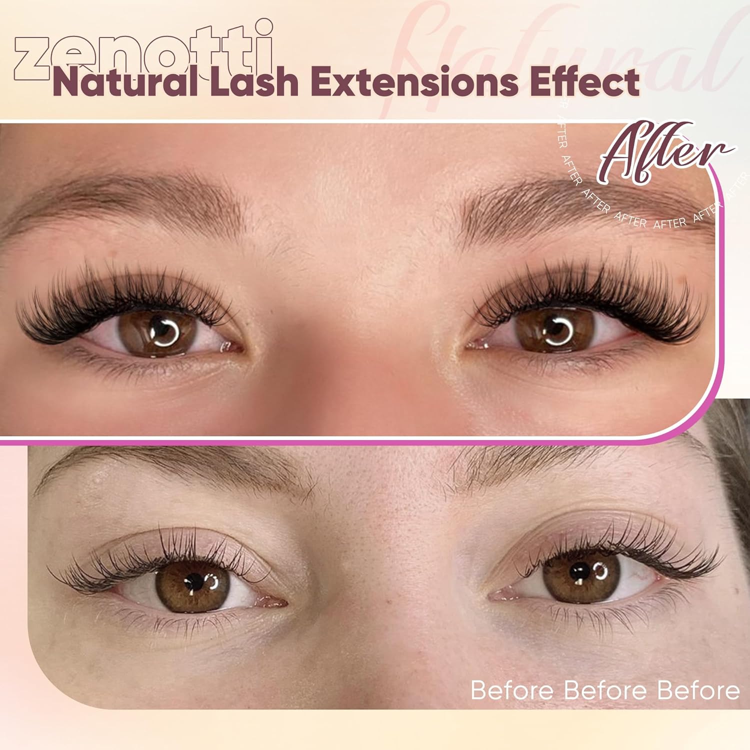 Lash Clusters Natural Look Cluster Eyelash Extensions Wispy Lashes Extensions 8-16mm DIY Individual Lashes 180PCS Thin Band Eyelashes Cluster by zenotti-FemmiqueWomen