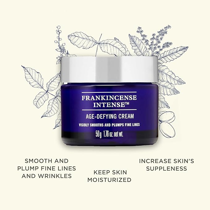 Neal's Yard Frankincense Intense Age Defying Cream with Carnauba Wax, Smoothes & Plumps Fine Lines & Wrinkles, Cruelty-Free, 50g-FemmiqueWomen