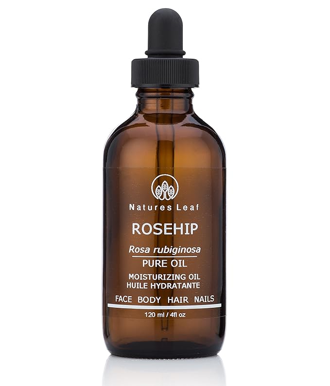 Rosehip Seed Oil Organic / 100% Pure Cold Pressed/Unrefined/Omegas 3, 6 & 9 / Vitamins A C & F/Anti-Aging/Stretch Marks/Wrinkles & Fine Lines 4 fl. oz.-FemmiqueWomen