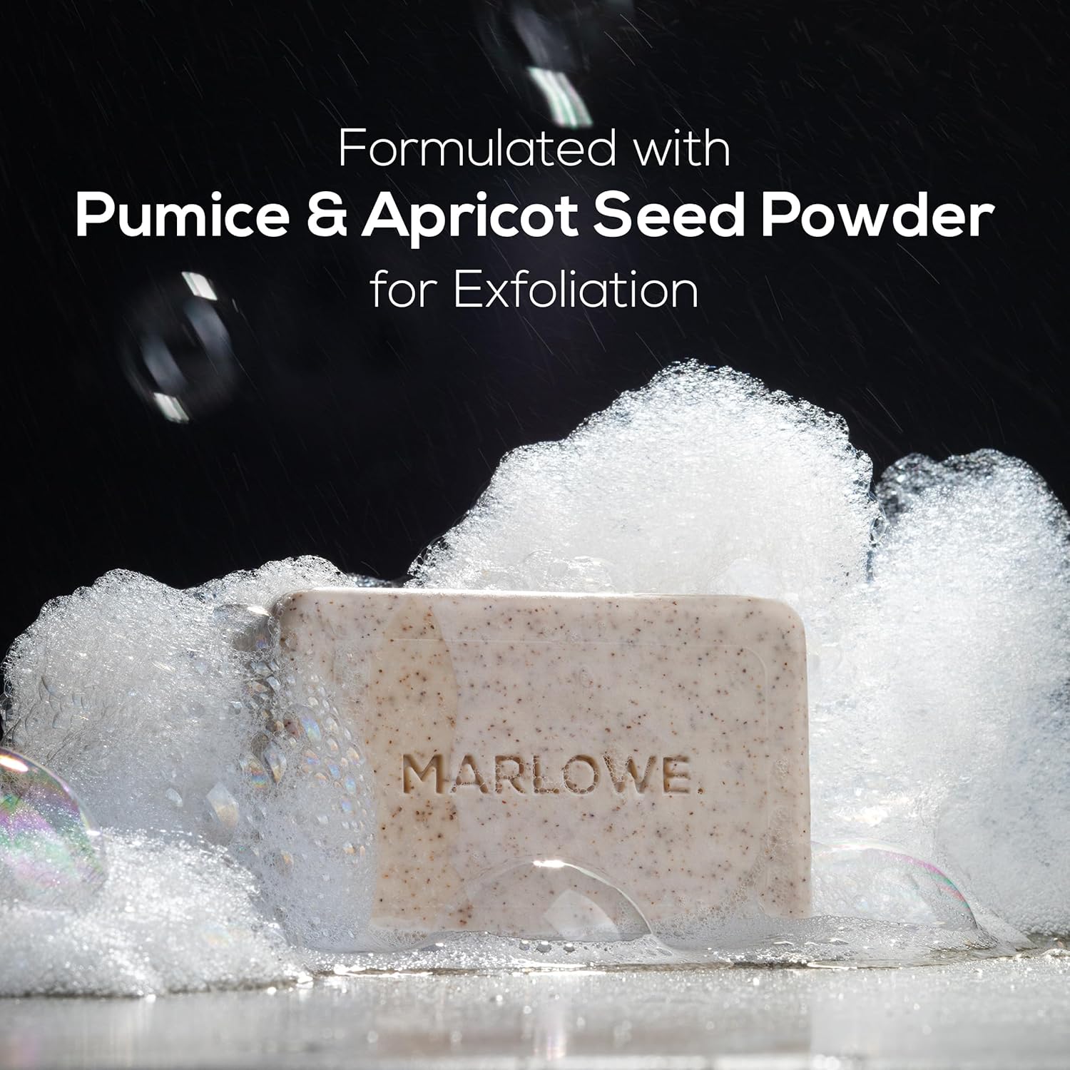 MARLOWE. No. 102 Body Scrub Soap 7 oz (12 Bars), Oud Wood, Exfoliating Soap Bar with Shea Butter, Olive Oil & Green Tea Extracts, Cleanses, Smooths & Revitalizes Skin, Earthy & Smoky Scent-FemmiqueWomen