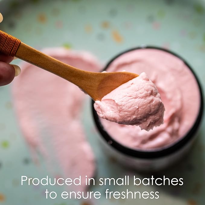 Rose Body Butter for Dry Skin with Whipped Shea Butter and Pure Essential Oil | Ultra Hydrating Rose Lotion for Women | All Natural Moisturizer with No Synthetic Fragrances-FemmiqueWomen