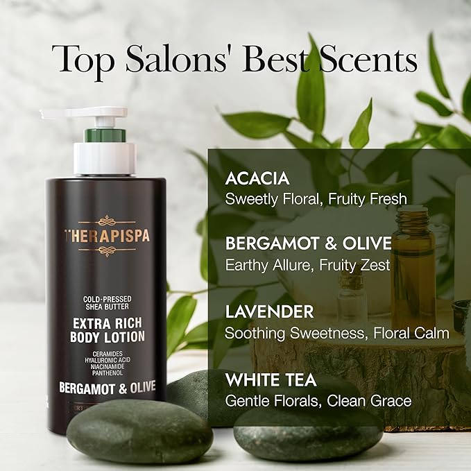 Scented Body Lotion for Women – Nourishing & Hydrating Moisturizer with Shea Butter, Ceramides & Panthenol to Comfort & Restore Dry Skin (White Tea, 17.0 fl oz)-FemmiqueWomen