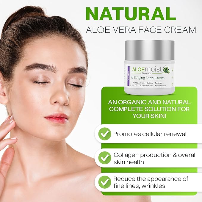 Advanced Retinol Cream for Face | Revive Anti Aging Face Cream for Women & Men - Topical Retinoid Wrinkle Repair Day or Night Moisturizer – Organic Retinol Facial Moisturizer for Aging Skin Care-FemmiqueWomen