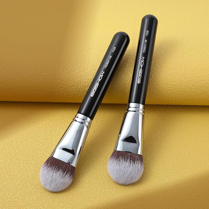 EIGSHOW Flat Foundation Brush, Large Face Makeup Brush with Soft Dense Synthetic Bristles for Blending Liquid Cream Powder (F628)-FemmiqueWomen