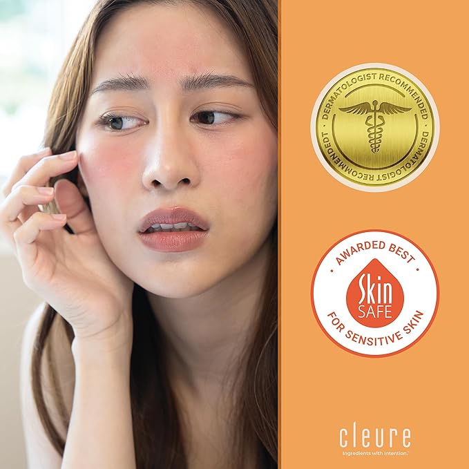 Cleure Alcohol Free Toner for Sensitive Skin - Balancing pH Toner for Face - Paraben, Salicylate, & Fragrance Free (8 oz, Pack of 1)-FemmiqueWomen