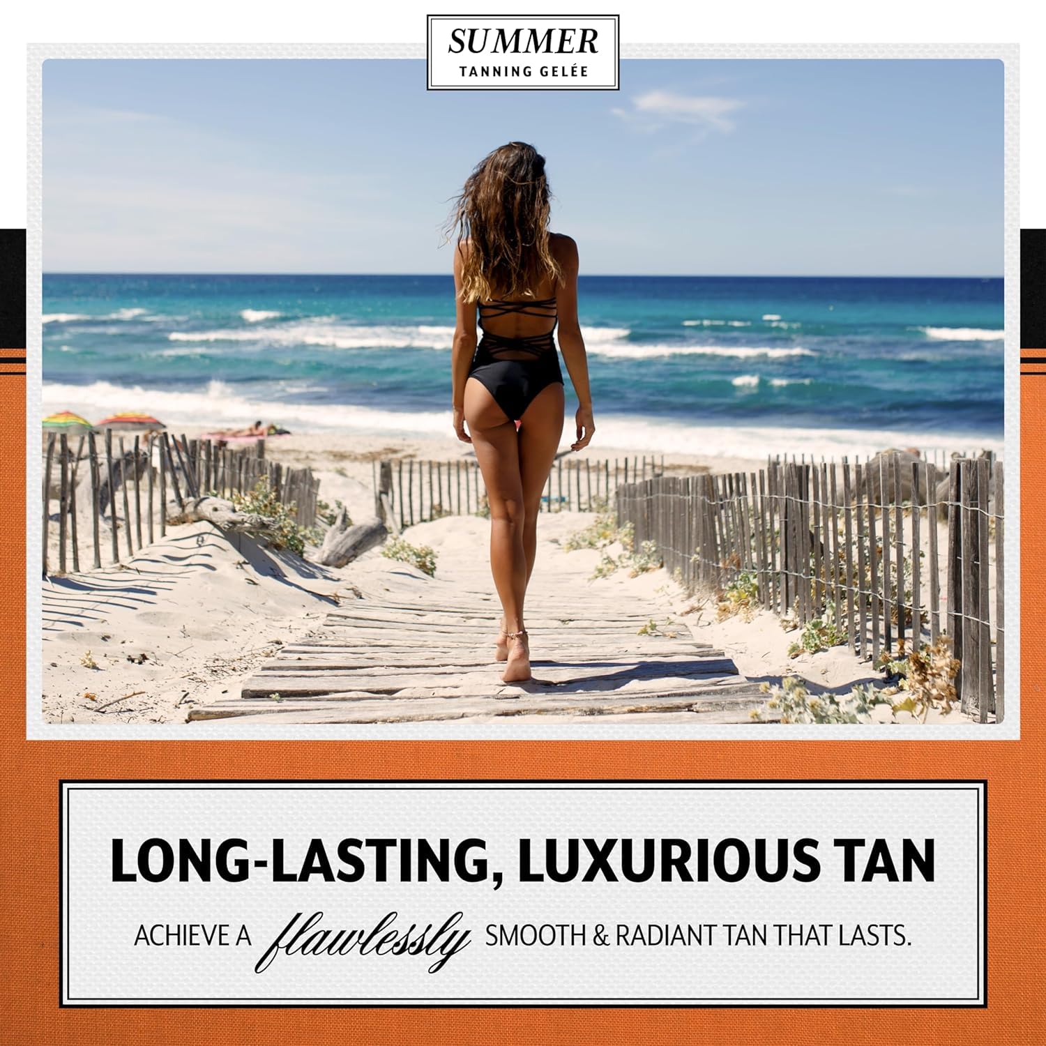 Summer Gelée Tanning Gel – SPF 4 Luxe Bronzing Accelerator – Hydrating & Silky Gel for a Deep, Radiant Tan – Non-Greasy, Fast-Absorbing Formula – 3.12 FL OZ – Made in USA-FemmiqueWomen