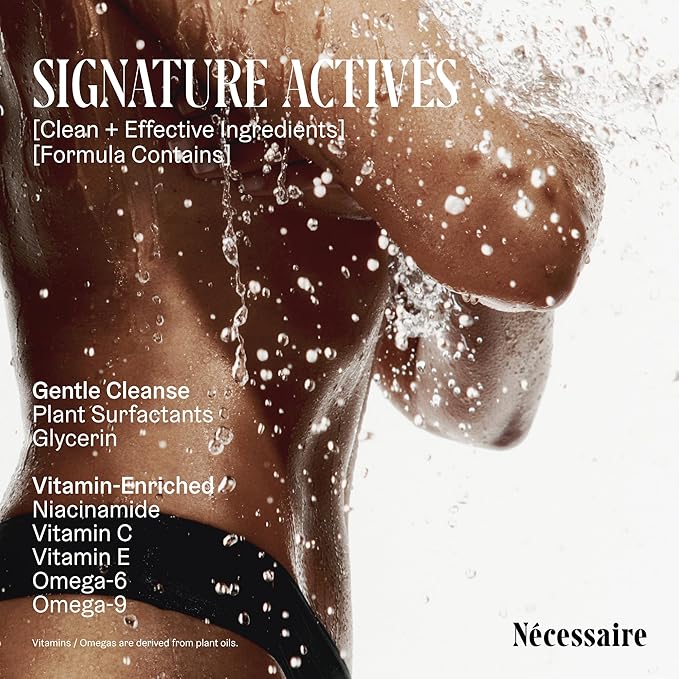 Nécessaire Eucalyptus Body Wash with Pump | Multi-Oil Nourishing Cleanse For Women + Men | Gel Cleanser | Dermatologist-Tested. Hypoallergenic | No SLS/SLES (500 ml / 16.9 fl. oz.)-FemmiqueWomen