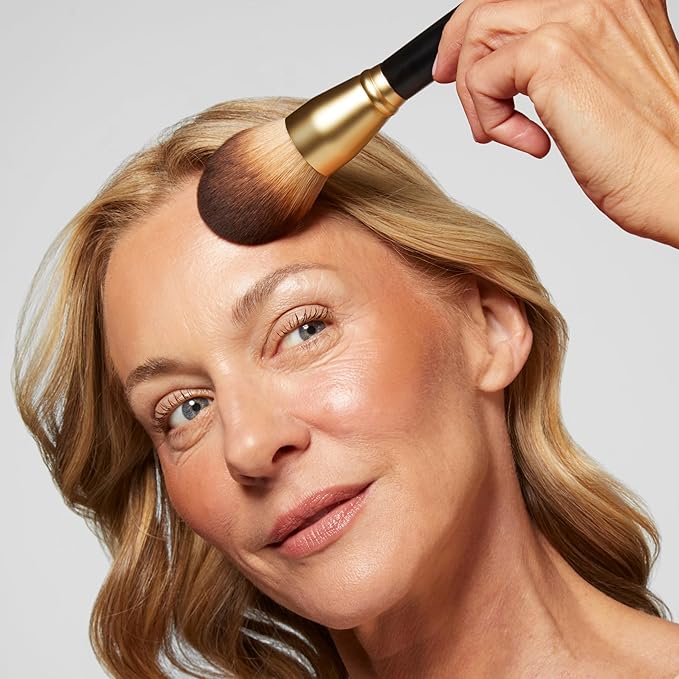 LAURA GELLER NEW YORK Classic Bronzer Brush | Fluffy Powder Brush, Contour & Define, Vegan Bristles-FemmiqueWomen