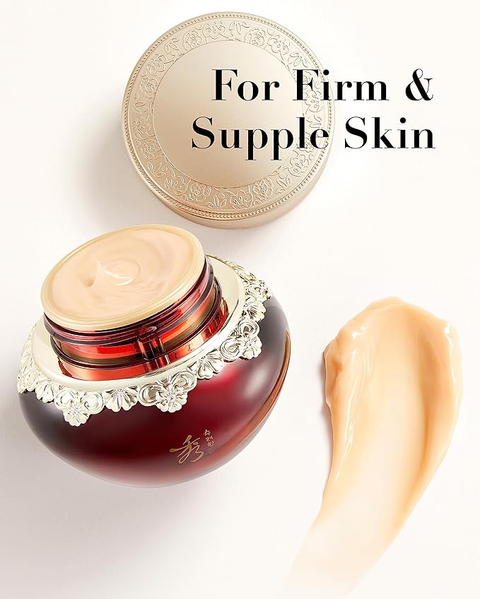 Sooryehan Hyobidam Face Moisturizer for Women. Korean Skin Care (Cream, 1.7fl oz) - Korean Facial Care. Wrinkle Cream for Women, Night Cream for Face with Wild Ginseng & Snow Fungus.-FemmiqueWomen