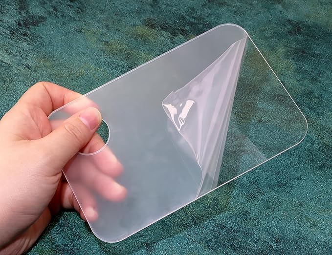 1set Plastic Makeup Mixing Palette and Spatula Cosmetic Palette Foundation Palette For Nail Art Eye Shadow Lipsticks Mixing Makeup Tools Makeup Applicator Kit (3.94x5.83inch)-FemmiqueWomen