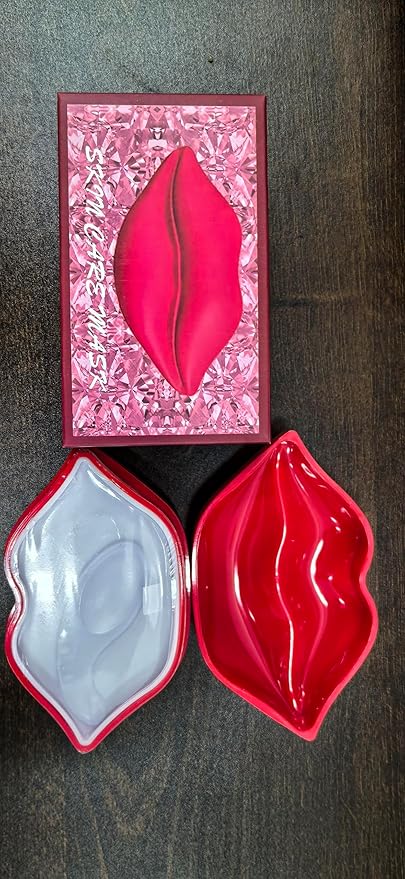 20Pcs Moisturizing Restores Moisture Lip Mask for Dry Lips and Lip Lines Overnight Lip Care, Gel Treatment Plumping Lips Mask (Red)-FemmiqueWomen