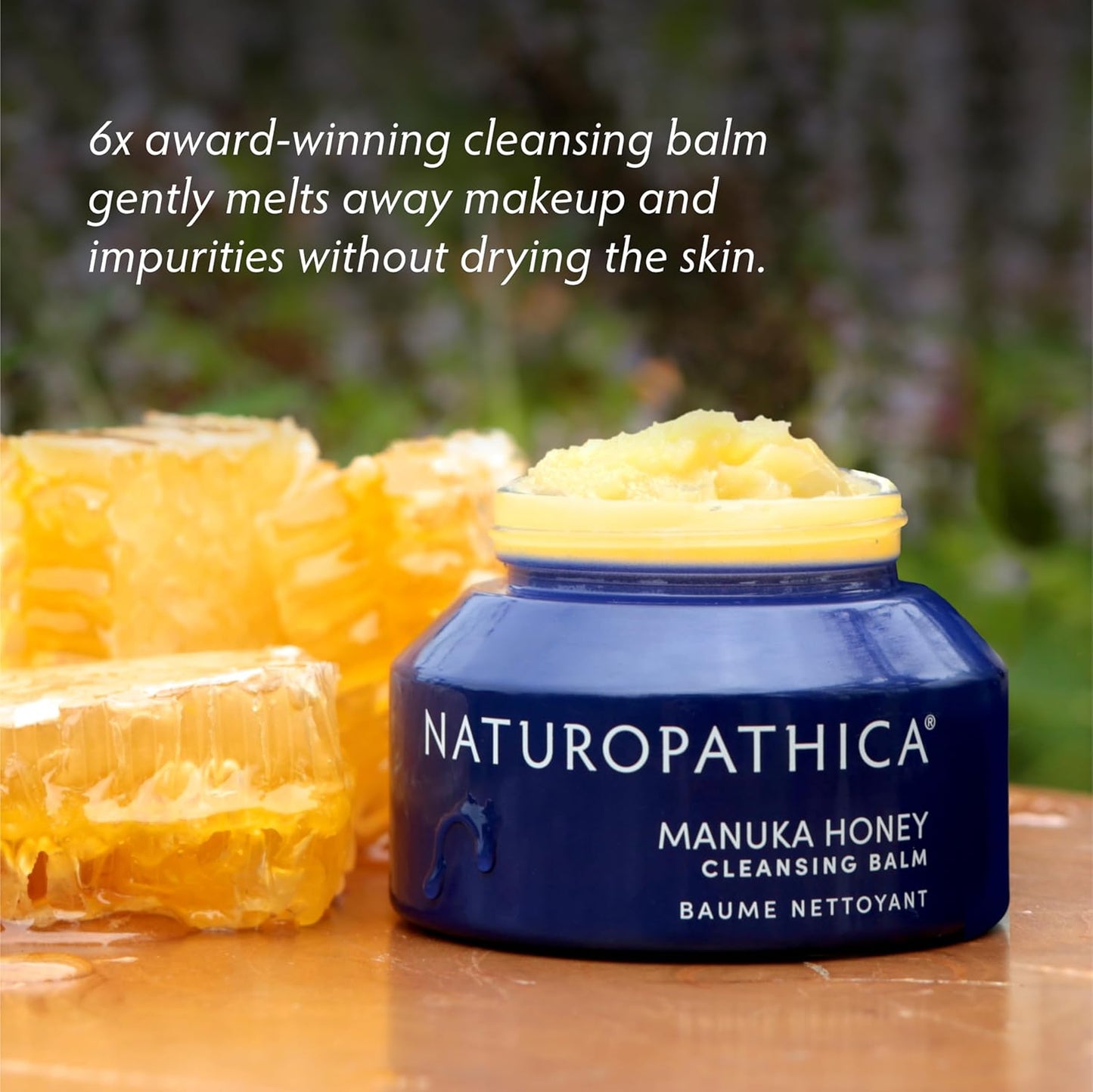 Naturopathica Manuka Honey Cleansing Balm, Manuka Honey Skin care, Makeup Removing Facial Cleanser, Gentle and Hydrating Face Wash, Cleansing Balm 2.8 fl oz-FemmiqueWomen