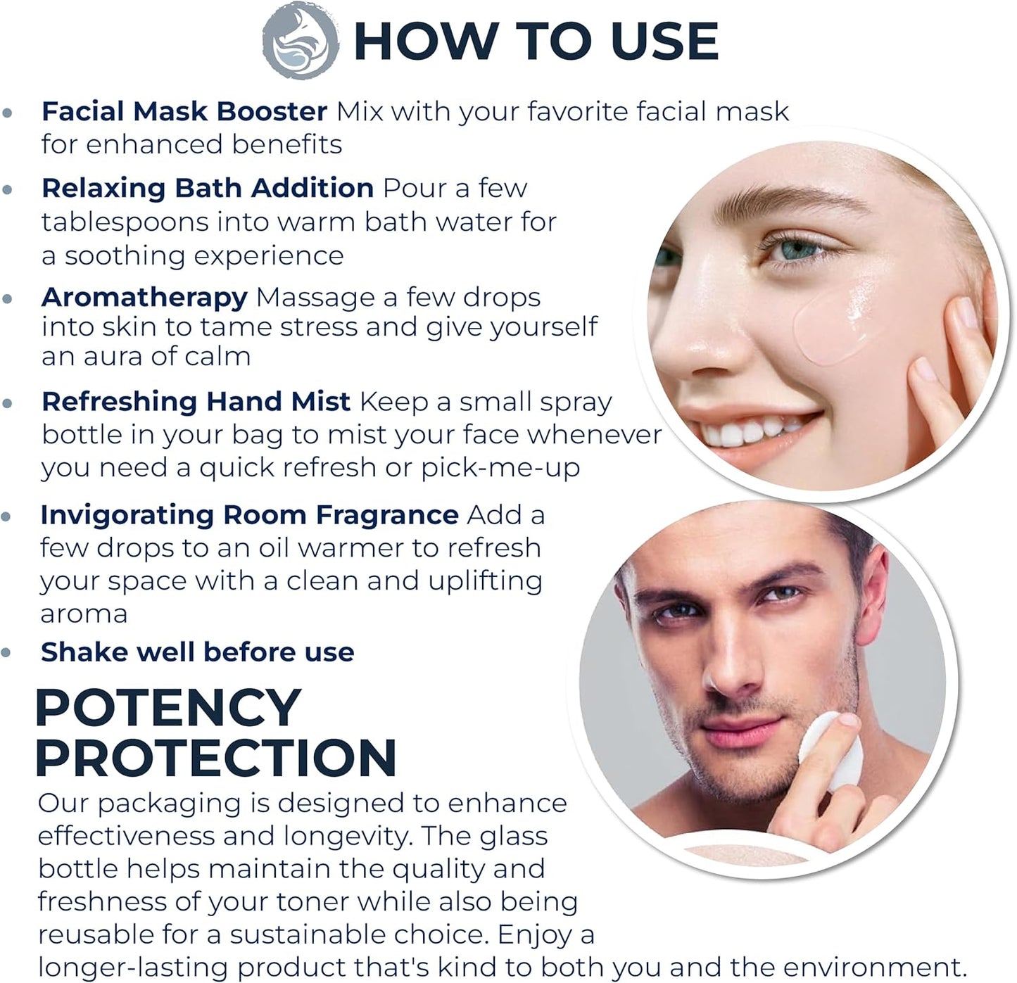 Orange Blossom Water Face Toner - Alcohol-Free Daily Facial Toner Spray 100% Natural for Sensitive Skin Acne and Breakouts - Best to Tone Tighten and Clear Pores - 120mL/4.oz by Foxbrim-FemmiqueWomen