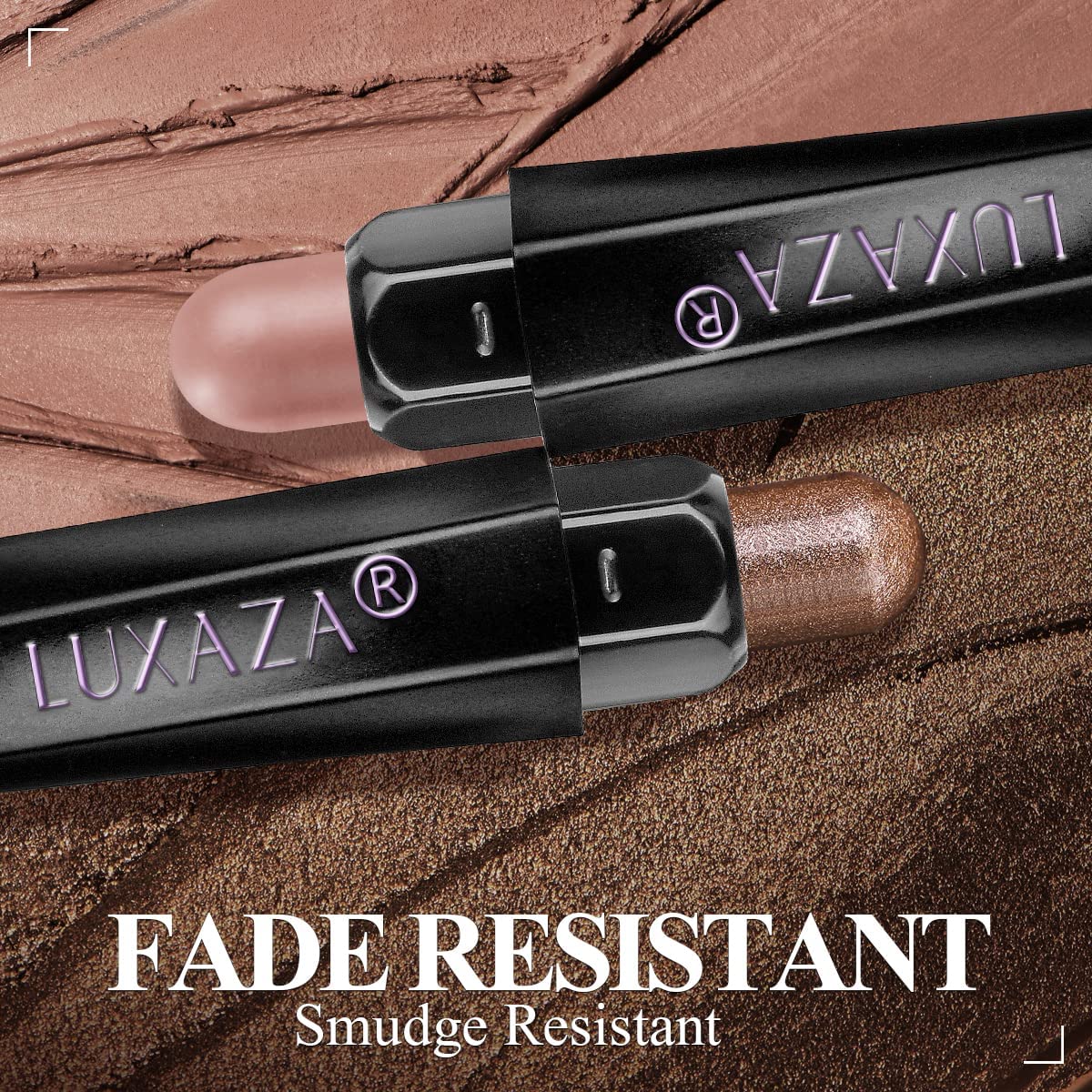 10PCS Eyeshadow Stick, Shimmer And Matte Brown Metallic Cream Eyeshadow Pencil Crayon with Smudge-proof & Waterproof, Eye Brightener Stick, Ideal Gift for Women - Cocoa Crush-FemmiqueWomen