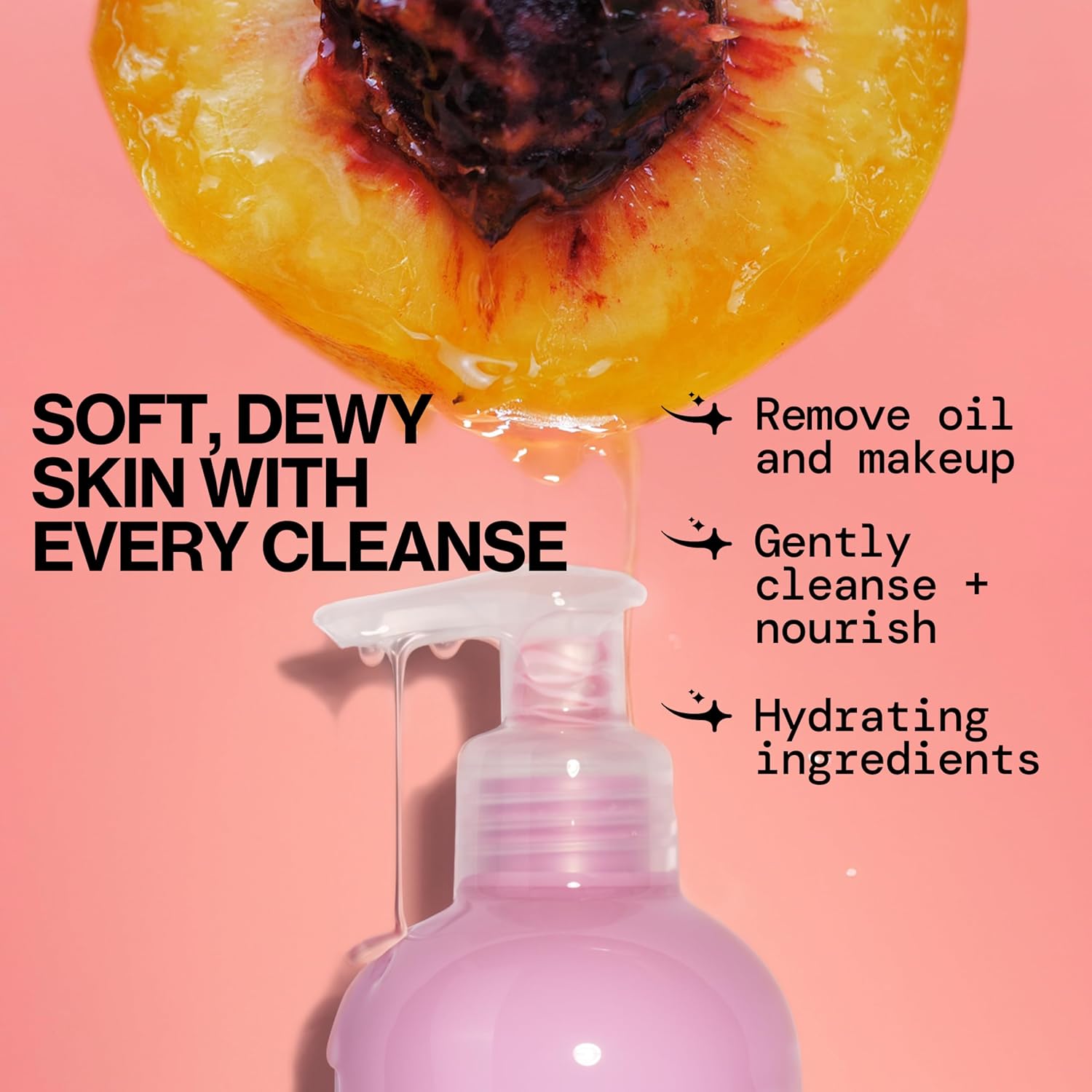 Pacifica Melt For You Facial Cleansing Oil – Hydrating Daily Face Wash & Makeup Remover Oil Cleanser for All Skin Types, Gentle Non-Comedogenic, Vegan, Clean Beauty, Dermatologist Tested 8 fl oz-FemmiqueWomen