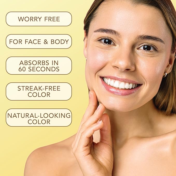 Jergens Natural Glow Hydra Gel Moisturizer, Gradual Tanning Lotion with Hyaluronic Acid, Hydrating Tanning Gel, Fragrance-Free Self Tanner, Medium to Deep Skin Tones 8.3 Fl Oz-FemmiqueWomen