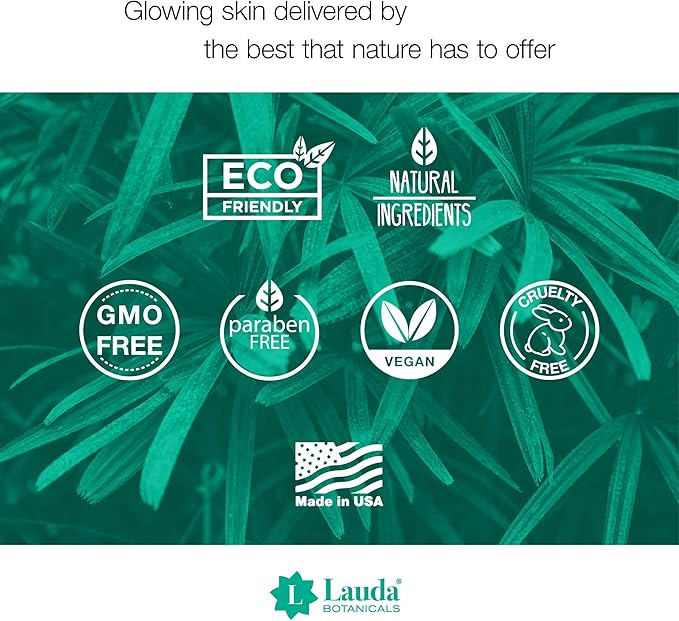 LAUDA BOTANICALS Vitamin C Facial Toner Spray, Hydrating Skin Balancing, Refreshing Pore Minimizer with Organic Witch Hazel, Aloe Vera, Anti Aging Antioxidants for Combination & Oily Skin, 4 Oz-FemmiqueWomen