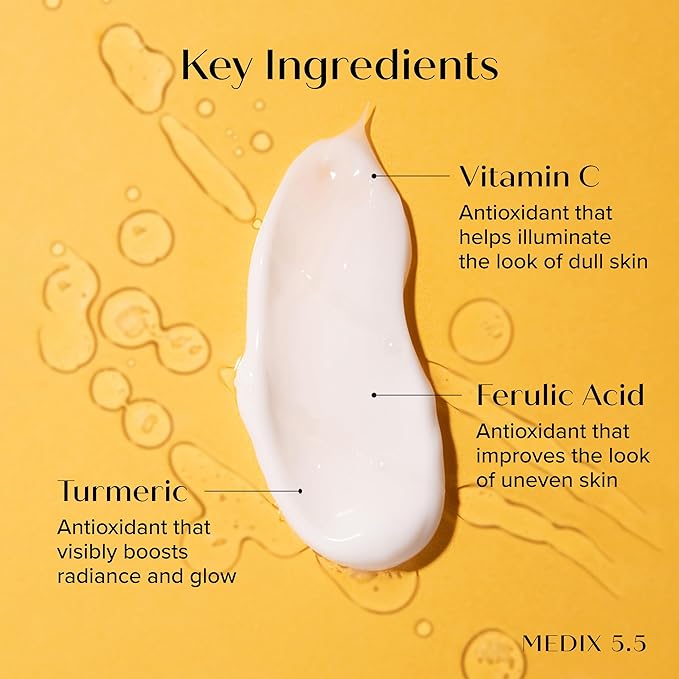 Medix 5.5 Vitamin C Cream Face Lotion & Body Lotion Moisturizer | Anti Aging Skin Care Firming & Brightening Cream Diminishes The Look Of Uneven Skin Tone, Age Spots, & Sun Damaged Dry Skin, (2-Pack)-FemmiqueWomen