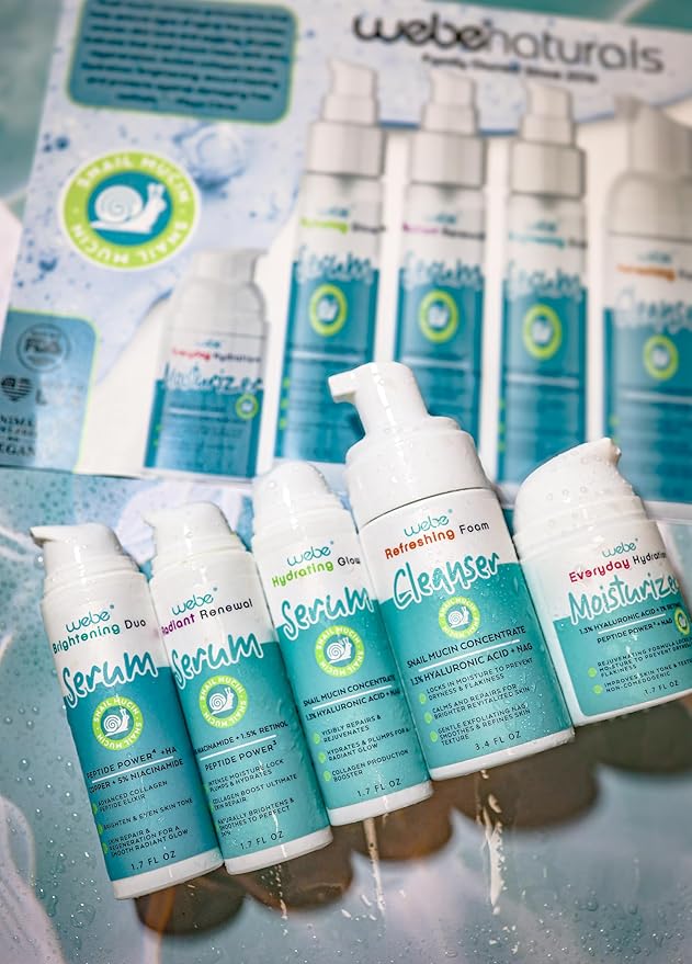 WEBE Hydration Snail Mucin Moisturizer – Hydrating Face Cream with Hyaluronic Acid, Retinol & Peptides for Smoother, Youthful-Looking Skin-FemmiqueWomen