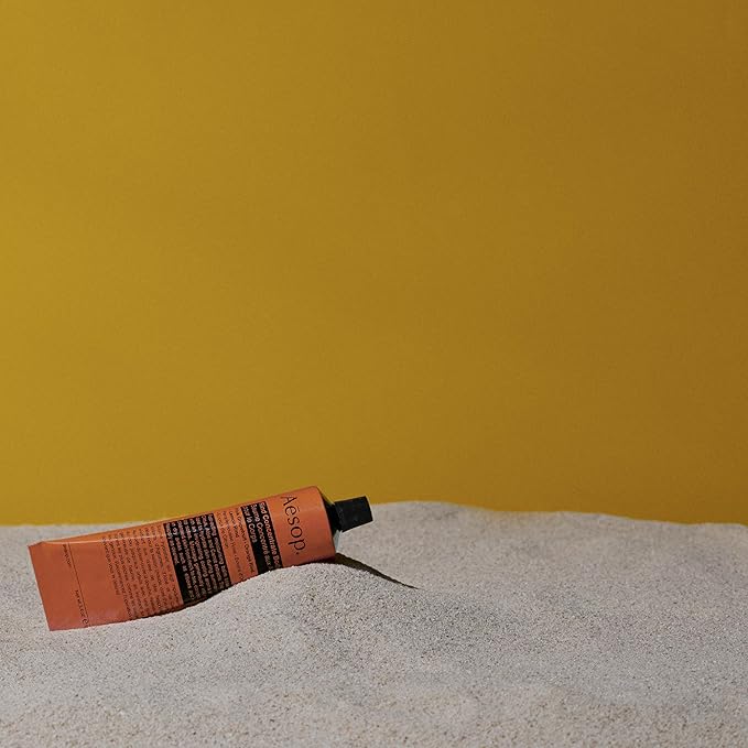 Aesop Rind Concentrate Travel Body Balm | Nourish and Smooth Skin with Shea and Cocoa Butter | Aloe Vera Juice to Soothe and Hydrate | 3.4oz / 100mL-FemmiqueWomen