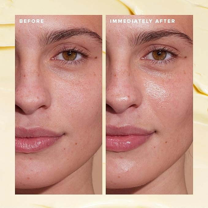 Farmacy Ceramide Face Moisturizer - Honey Halo Hydrating Facial Moisturizer for Dry Skin - Plumps, Soothes + Restores Skin with Potent Ceramides + Buckwheat Honey for a Dewy, Healthy Glow (100ml)-FemmiqueWomen