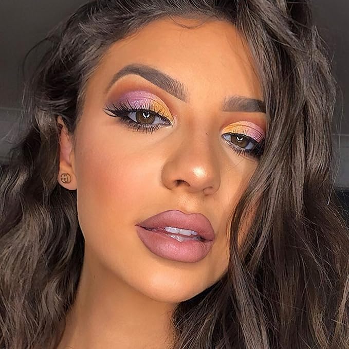 24 Eyeshadow Palette - Festive Vibrant Shimmer Matte Warm Neutral Sparkling Eye shadow Palette (Shanghai)-FemmiqueWomen