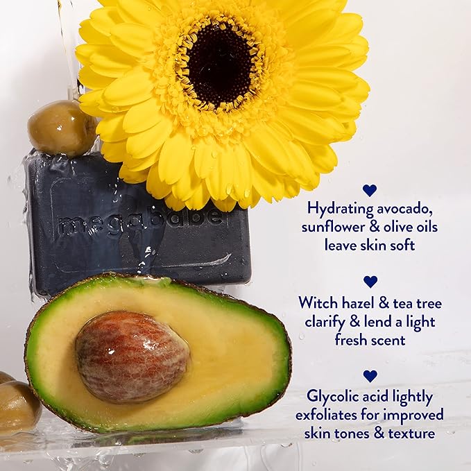 Megababe Underarm Bar Soap - Space Bar | With Detoxifying Charcoal for Odor Control | 4.5 oz-FemmiqueWomen