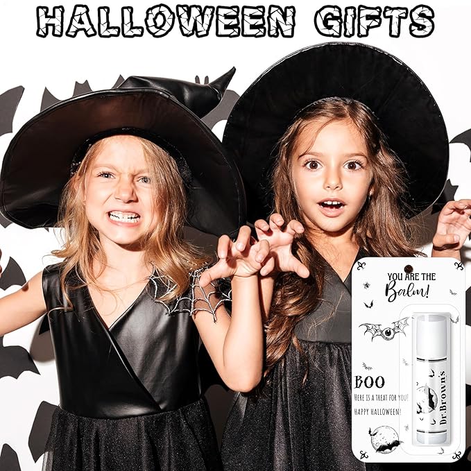30 Pack Halloween Party Favors Bulk Skull Lip Balms Gifts Vintage Spooky Halloween Party Gifts Goodies Stuffers Small Thank You Gifts for Women Men Staff Coworkers Adults-FemmiqueWomen