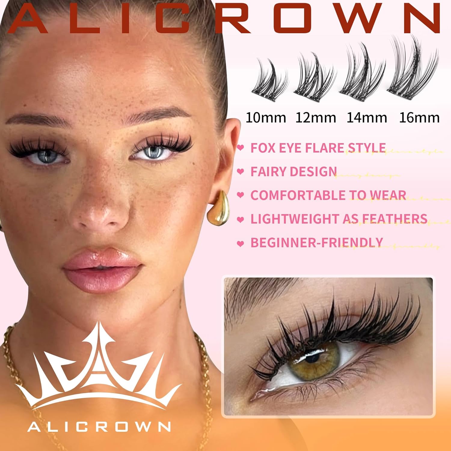 Self Adhesive Eyelashes No Glue Lash Clusters Manga Eyelash Extensions Self Adhesive Eyelash Clusters Wispy Individual Lashes Extensions Spiky Pre-glued Eyelashes 126Pcs-FemmiqueWomen