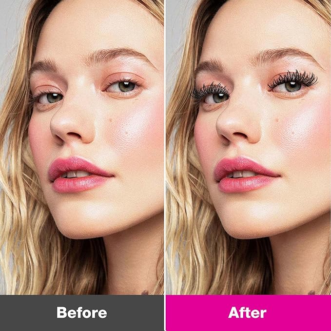 VEYESBEAUTY Lash Clusters Kit Eyelash Extensions Thin & Invisible Band DIY Individual False Eyelashes Newbie's Five-Second Series Lash Tray for Self-application, Sylph Lashes 8-18mm Mixed Length-FemmiqueWomen