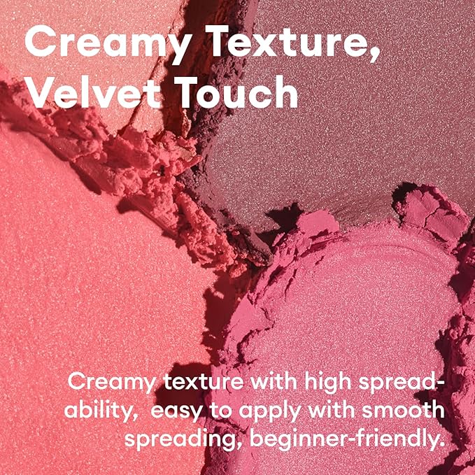 ITY Mood Blush, Blush for Cheeks Makeup,Moisturizing Creamy Blush Dual Funtions, Highly Spreadable, 0.18 oz (5.2g) in Cheer Up-FemmiqueWomen