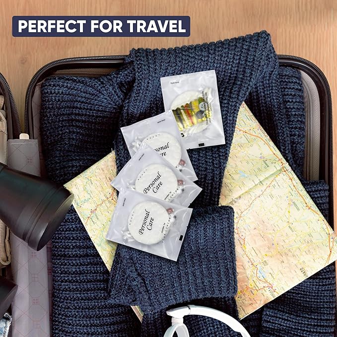 1-Shoppe All-in-Kit | Personal Care Kit Frosted Sachet Wrap | Hotels and Vacation Rentals | (Case of 50)-FemmiqueWomen