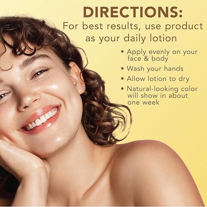 Jergens Natural Glow Hydra Gel Moisturizer, Gradual Tanning Lotion with Hyaluronic Acid, Hydrating Tanning Gel, Fragrance-Free Self Tanner, Medium to Deep Skin Tones 8.3 Fl Oz-FemmiqueWomen