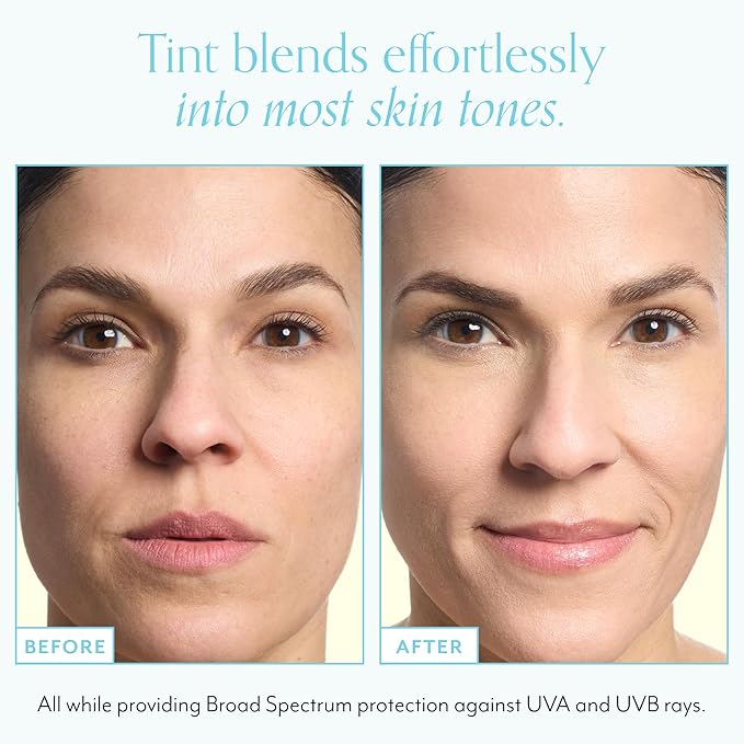 Bliss Block Star SPF 30 Daily Tinted Mineral Sunscreen with Zinc Oxide - All Skin Tones - 100% Mineral Broad Spectrum Sunscreen with Titanium Dioxide & Antioxidant Blend- 1.4 fl oz.-FemmiqueWomen