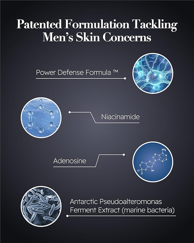 ISA KNOX Age Focus Homme (Premium Skincare Gift Set, 12.2fl oz) - Even Skin Tone & Wrinkle Care. Toner and Lightweight Moisturizer Set , Niacinamide, Adenosine | Korean Skincare,-FemmiqueWomen