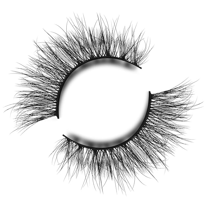 Fake Lashes Natural Wispy Lashes Airy Volume Faux Mink Lashes Fluffy Long False Eye Lashes Sets Pack 18MM Reusable Eyelashes A05-FemmiqueWomen