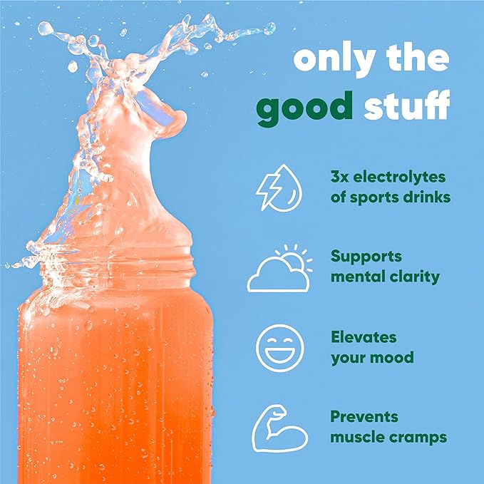 IQMIX Hydration Electrolyte Powder – 4-in-1 Formula for Hydration, Mental Clarity, Mood and Recovery – Sugar-Free Drink Mix, Keto, Magnesium L-Threonate, Lion’s Mane – 20 Count Peach Mango-FemmiqueWomen