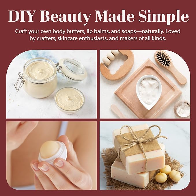 era of nature Kokum Butter Raw - 32 oz (2lb) – Natural Butter for Body Butters, Lotion Bars, Lip Balm, Soap Making – Blends Well with Shea or Cocoa Butter – For Stretch Marks, Scars, Pregnancy Care-FemmiqueWomen