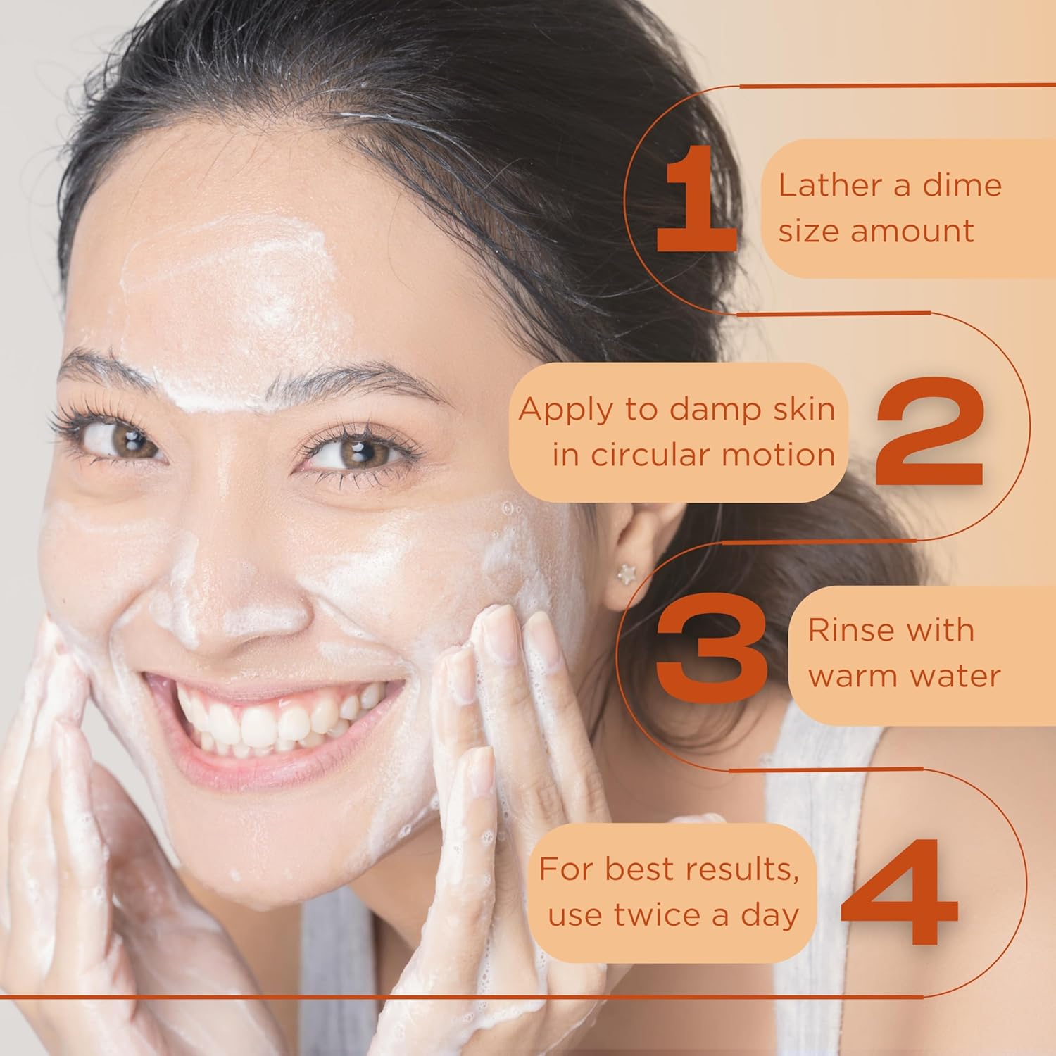 InstaNatural Vitamin C Cleanser | All Natural Face Wash, Brightens Skin, Good for Uneven Texture, USA Made with Coconut Water and Aloe Vera, 6.7 FL Oz-FemmiqueWomen