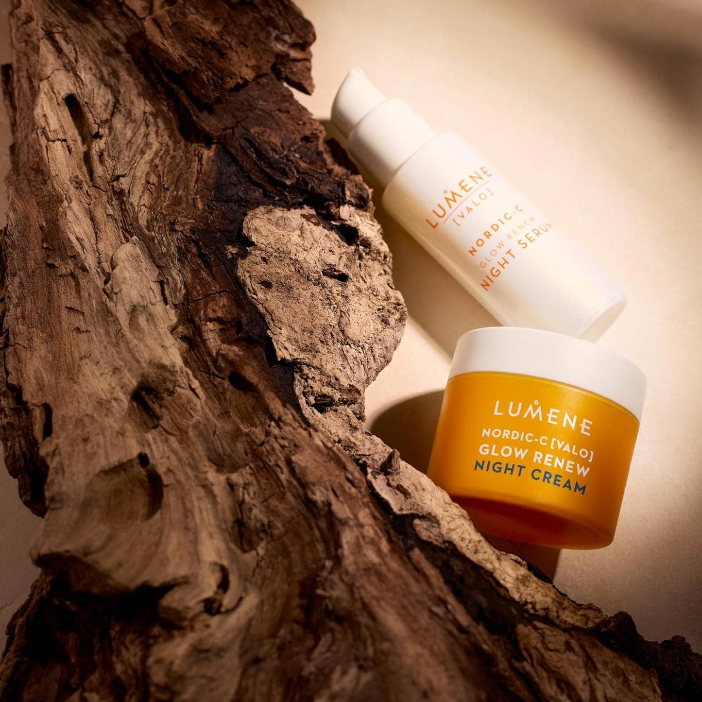 Lumene Nordic-C [Valo] Glow Renew Night Cream - Revitalizing Facial Moisturizer with Arctic Cloudberry, Hyaluronic Acid and Vitamin C - Radiance-Boosting Vegan Skin Care (1.7 oz)-FemmiqueWomen