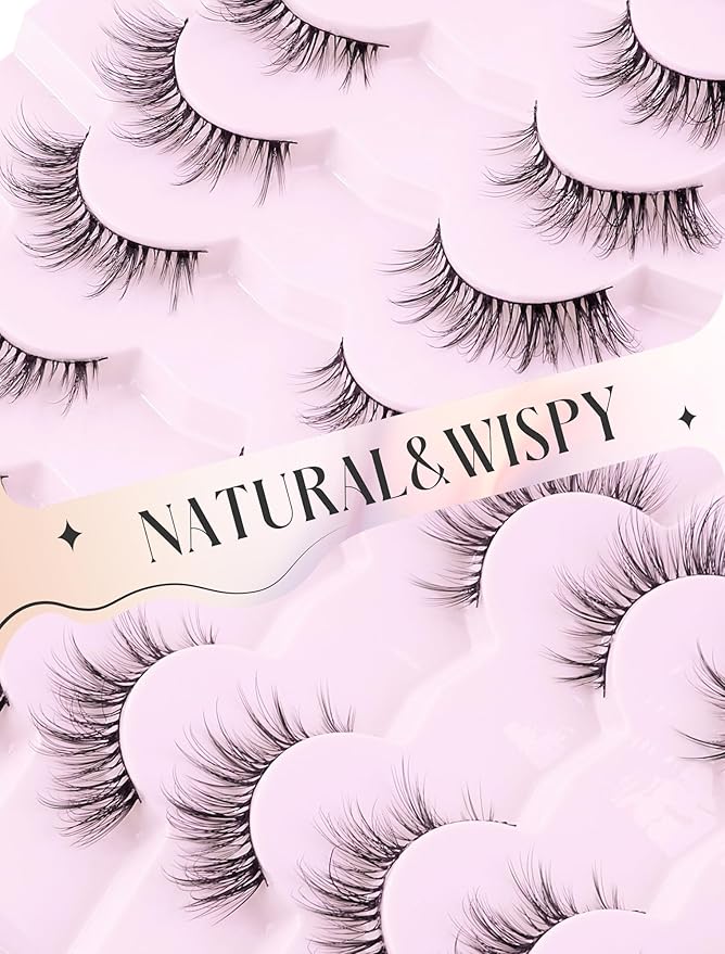 False Eyelashes Cat Eye Lashes Wispy Lashes Fake Lashes Natural Lashes Fake Eyelashes Natural Eyelashes Mink Lashes UP14-FemmiqueWomen