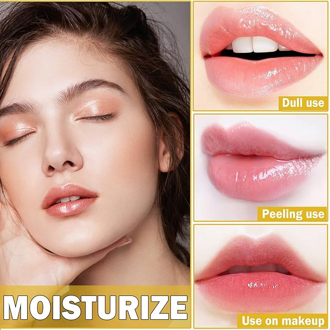 2PCS Bee Lip Balm Honey Pot Honey Lip Balm Sleeping Lip Mask Silky Hydrating Bee Lip Balm Lip Mask Overnight Lip Care Products-FemmiqueWomen