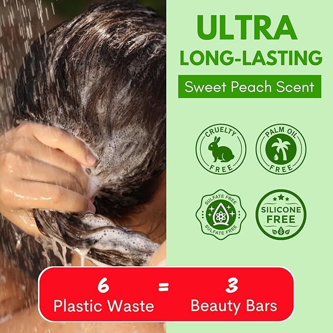 Rosemary Shampoo and Conditioner Bar Set 3 - Hair Growth, Regrowth, and Anti Hair Loss - Natural Solid Shampoo Bars for Women with Straight, Curly Hair for Thinning, Thickening Sulfate & Silicone free-FemmiqueWomen