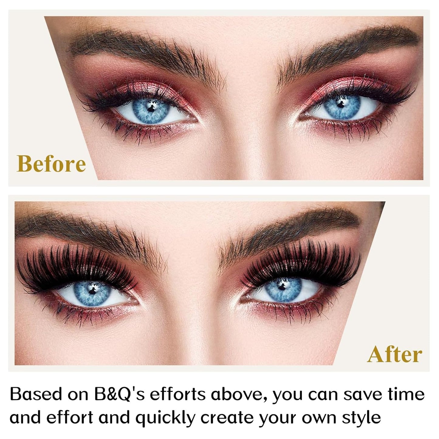 Lash Clusters B07 D Curl 18mm DIY Eyelash Extensions 72 Clusters Lashes C D Curl B&Qaugen LASH Mega Volume Individual Lashes Eyelash Clusters Extensions Individual Lashes Cluster at Home (B07,D-18mm)-FemmiqueWomen