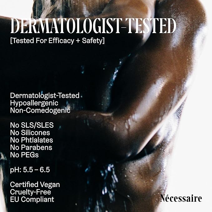 Nécessaire The Body Wash Santal - Natural Body Wash for Women & Men, Therapeutic Shower Gel with Epsom Salt + Minerals. Gel Cleanse, 8.4 fl oz.-FemmiqueWomen